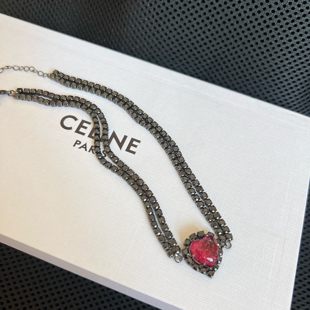 Pink Heart Necklace